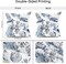 Nautical Coastal Throw Pillow Covers Set of 2 Beach Themed Ocean Coral Sea Turtle Decorative Pillow Cases Outdoor Sofa Cushion Cover for Bedroom Living Room, 18x18, Blue